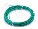 Wire 1x0.2mm² 24AWG solid core 10 meters green